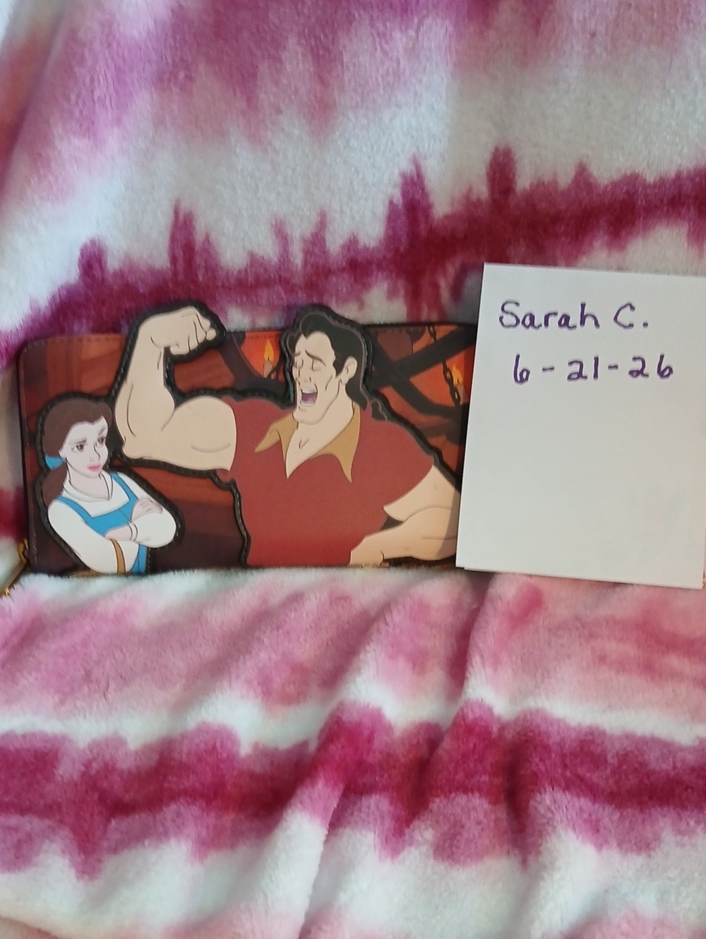 Disney Loungefly Snow White Wallet in Pink, Green, Yellow, Brown